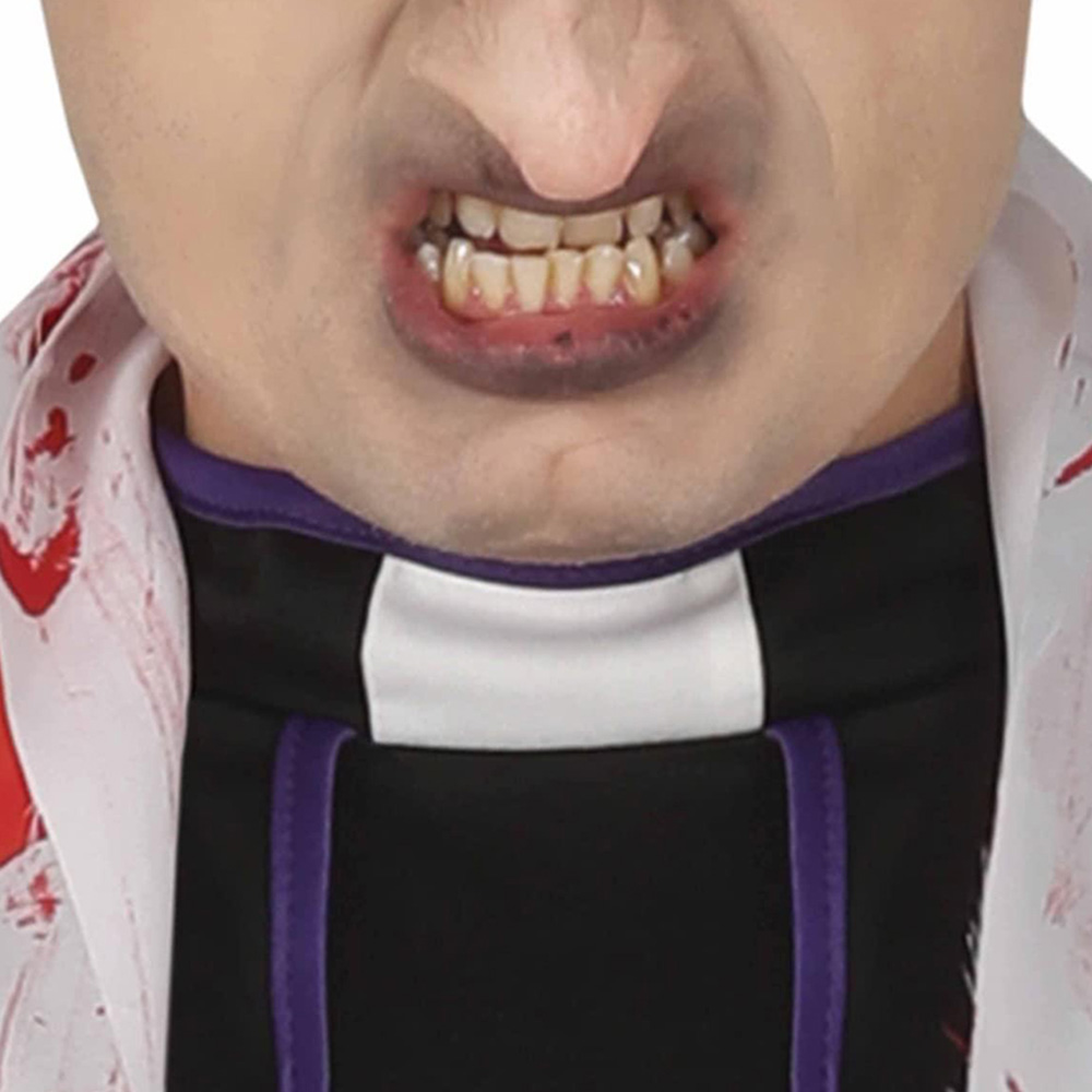 Fiestas Guirca Adult Zombie Priest Black Costume Large Image 2