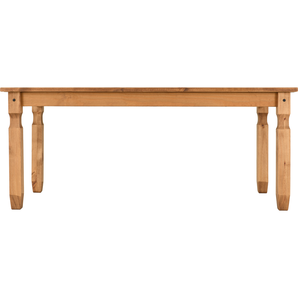 Seconique Corona 4 Seater Distressed Waxed Pine Dining Table Image 3