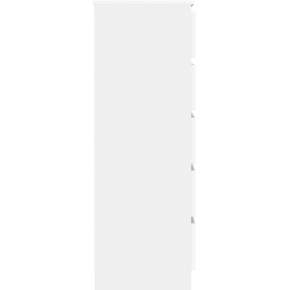 vidaXL 5 Drawer White Chest of Drawers Image 5