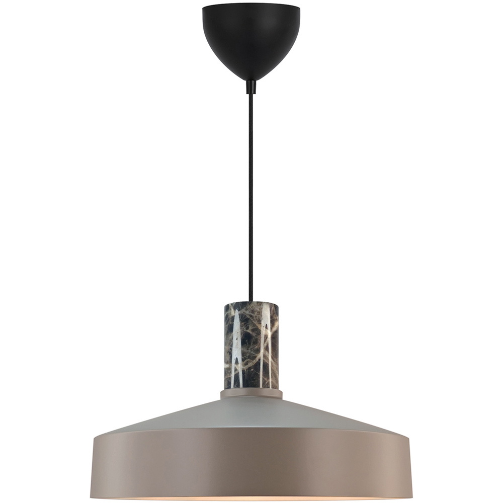 Nordlux Elvas Light Brown Marble Pendant Light Image 1