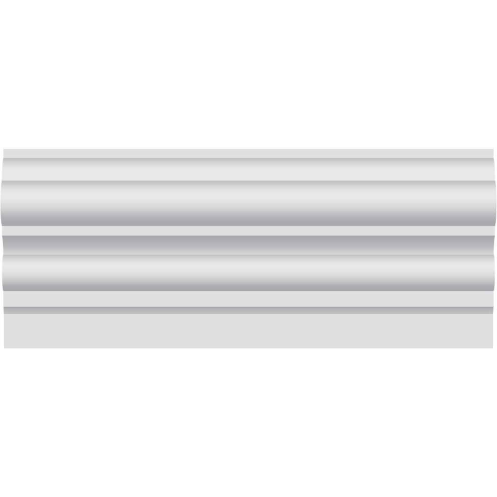 National Skirting White Primed Dado Rail 18mm 57 x 3040mm Image 2