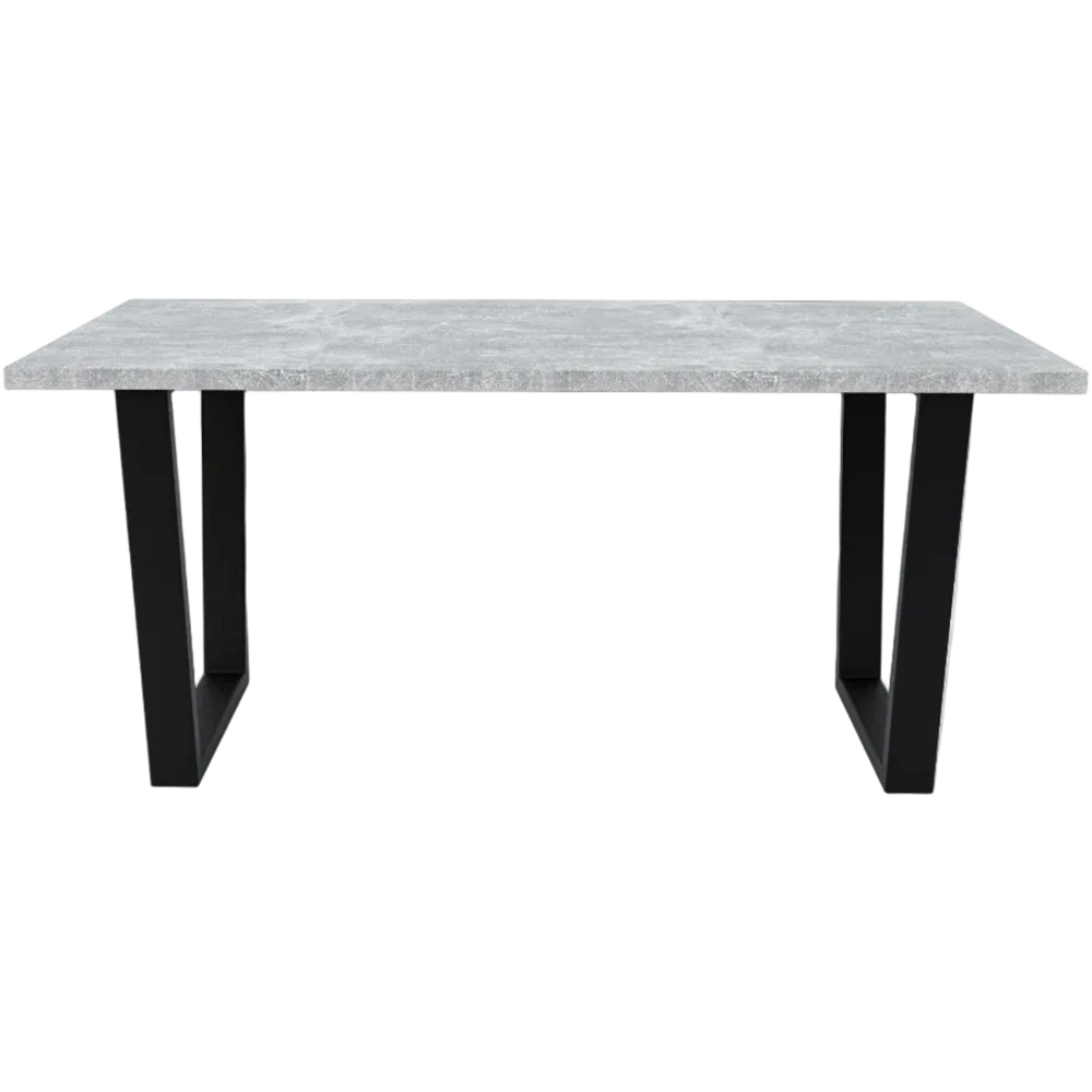 Shefa Louisville 6 Dining Table Concrete Grey Image 2