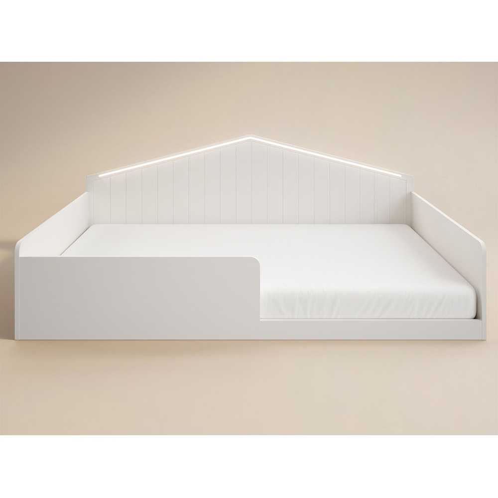 Flair Wilbur Small Double White Montessori Bed Image 2