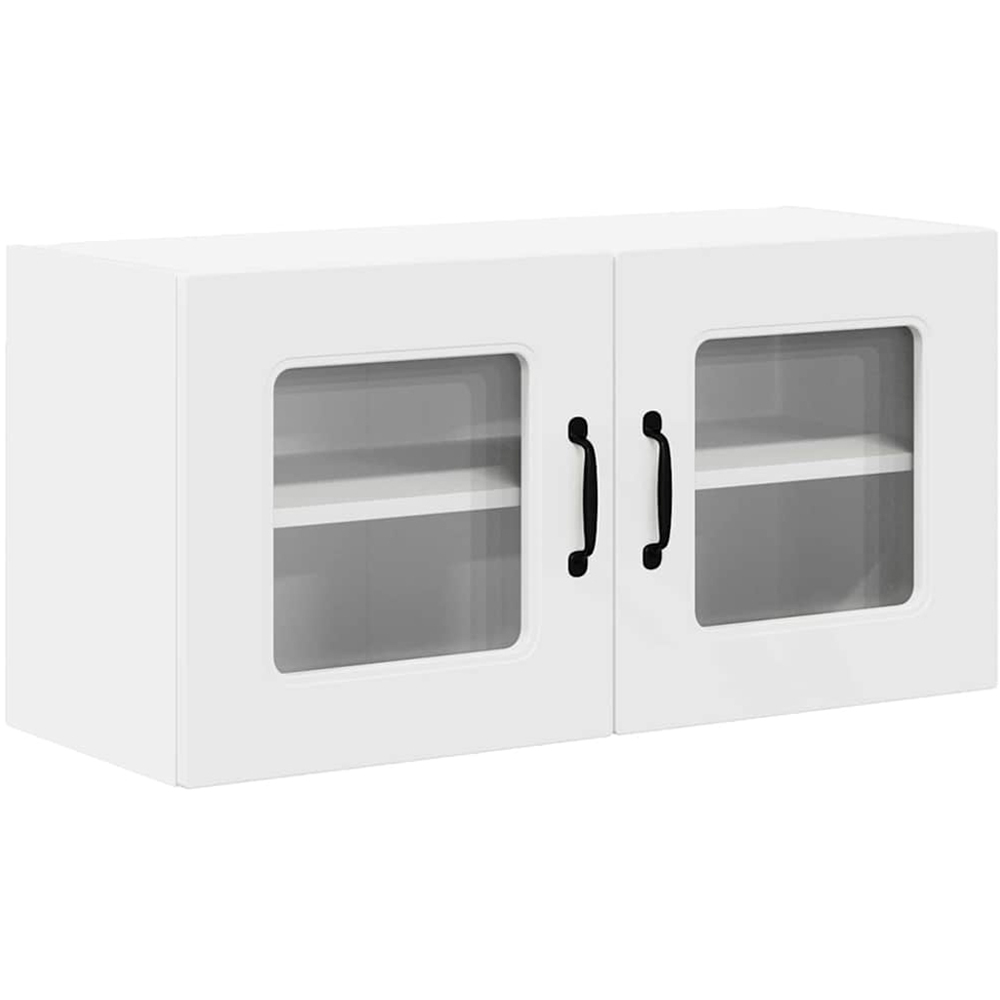 vidaXL Kalmar 2 Door White Wall Kitchen Cabinet Image 2