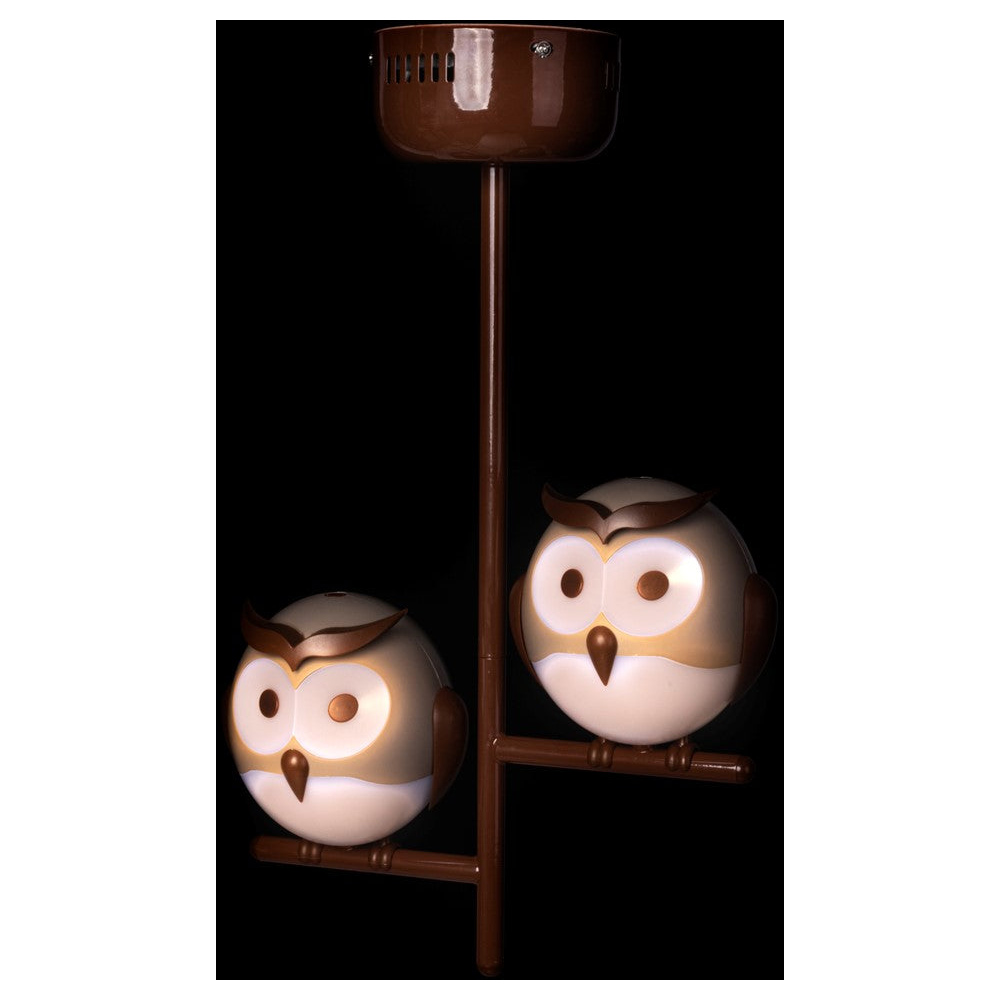 Milagro Owl Brown LED Ceiling Lamp 230V Image 4