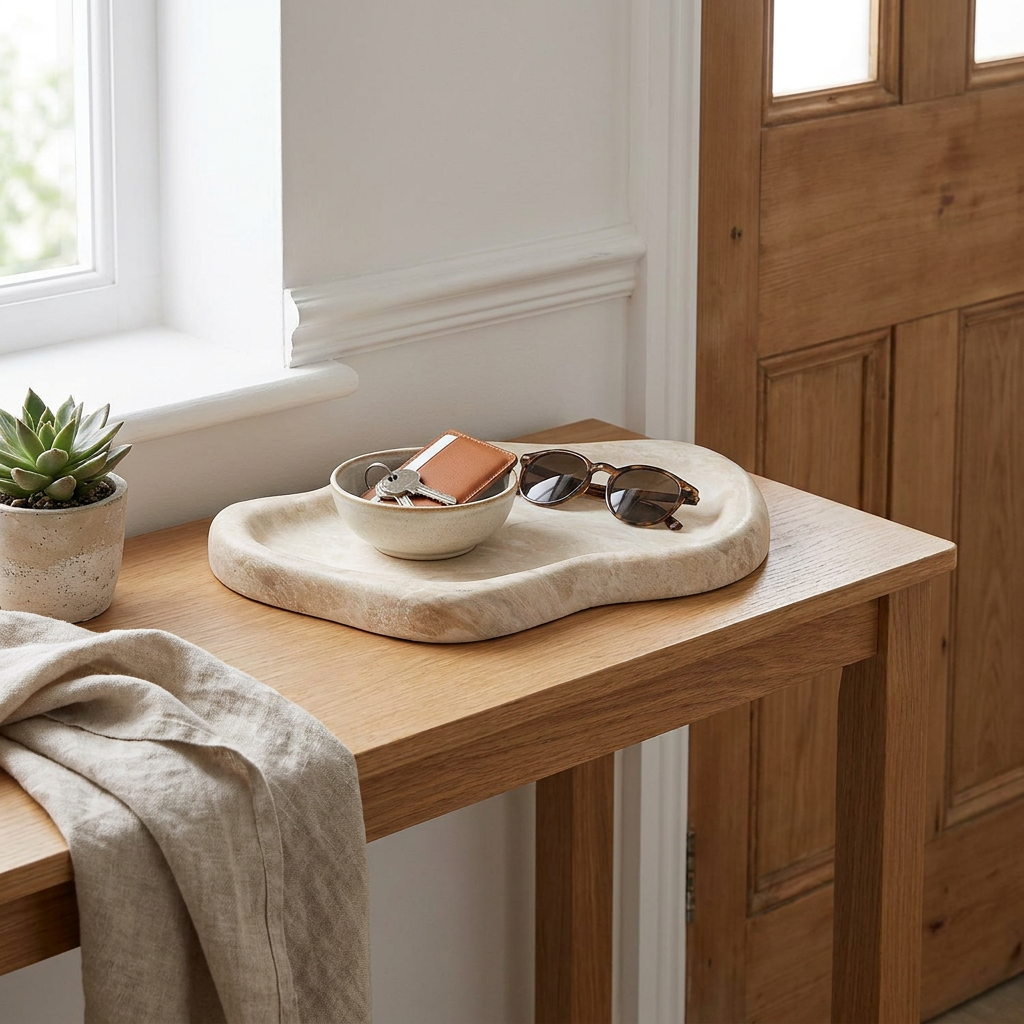 Organic Shaped Tray Neutral Image 4