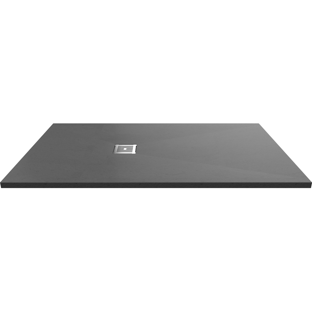 nuie Slate Grey Rectangular Shower Tray 1600 x 900mm Image 1