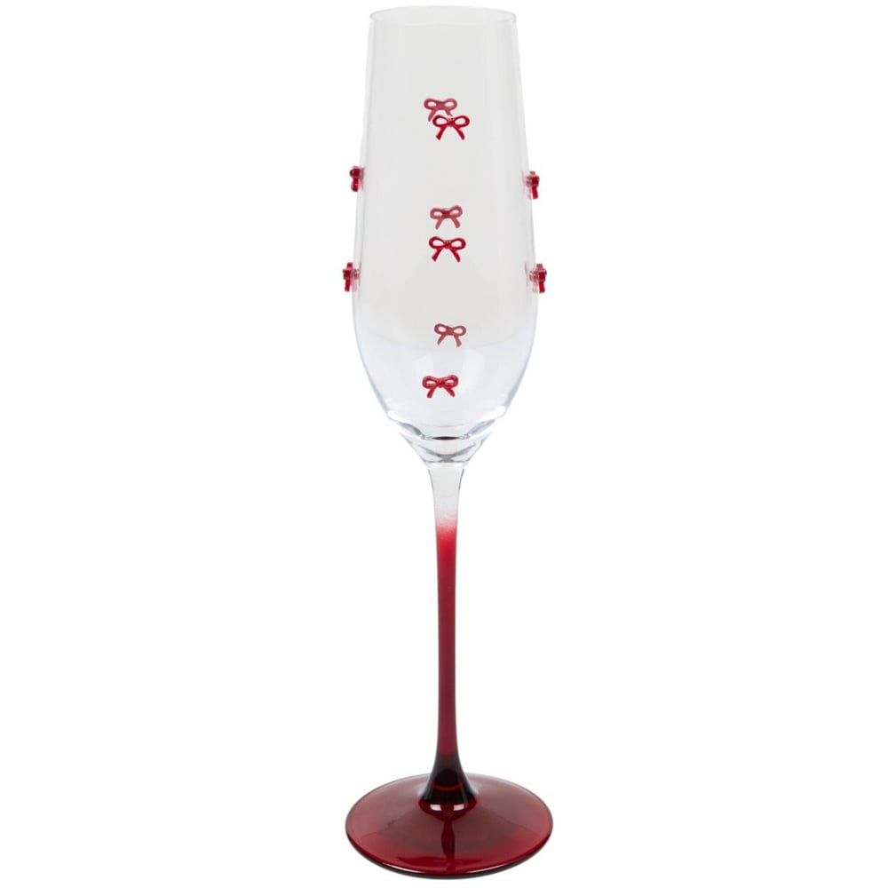 Bow Champagne Glass Clear Image 1