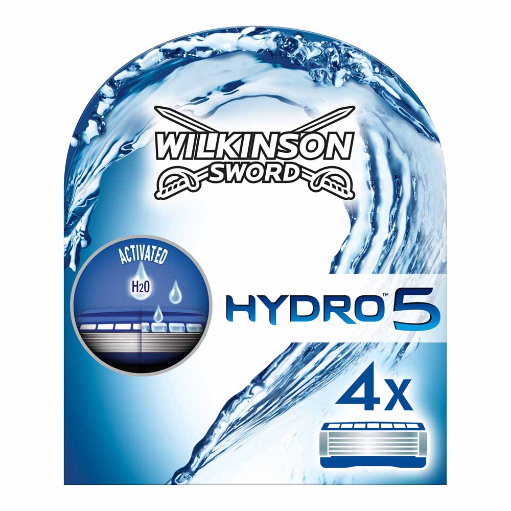 Wilkinson Sword Hydro 5 Razor Blades 4 pack Image 1
