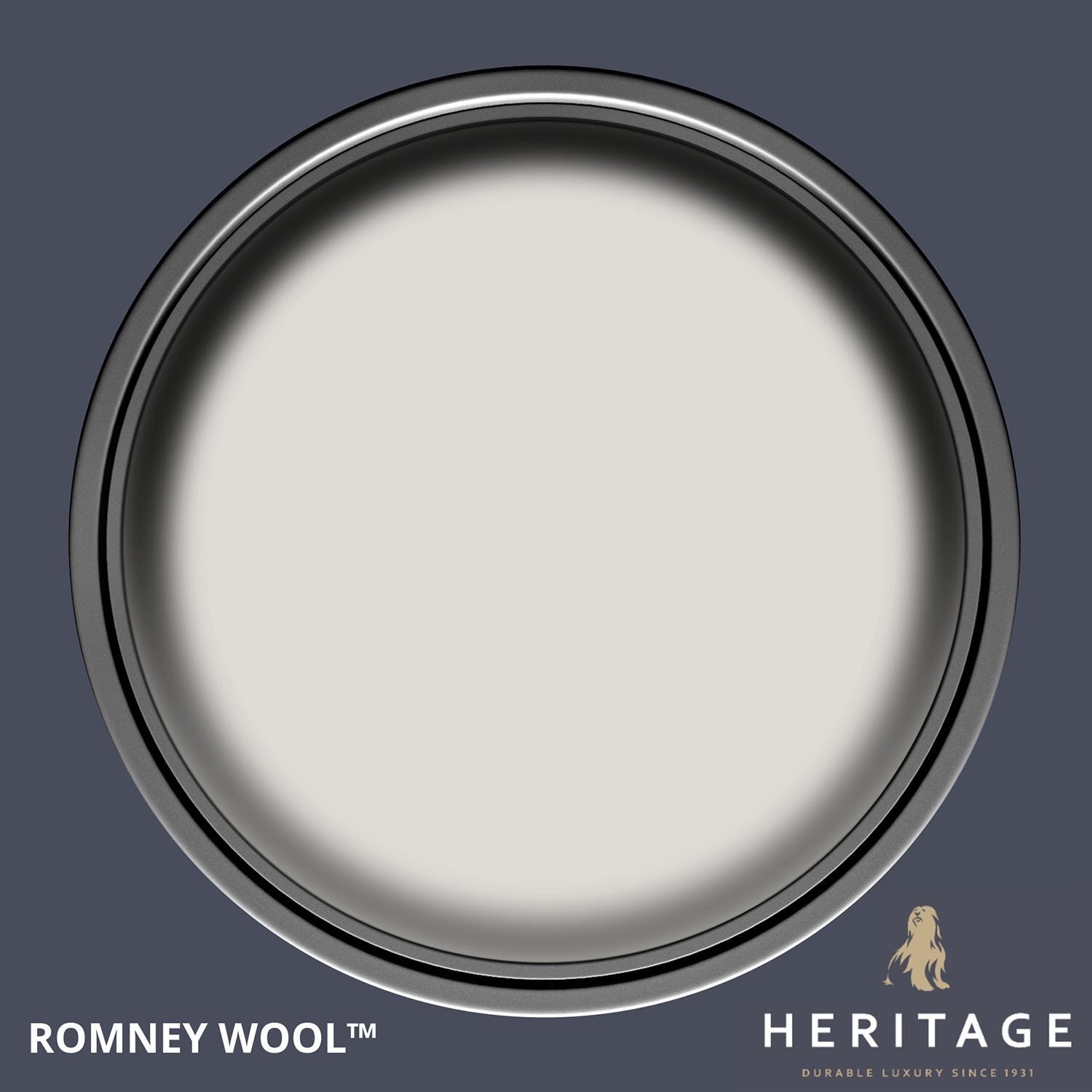 Dulux Heritage Walls and Ceilings Romney Wool Velvet Matt Emulsion Paint 2.5L Image 4