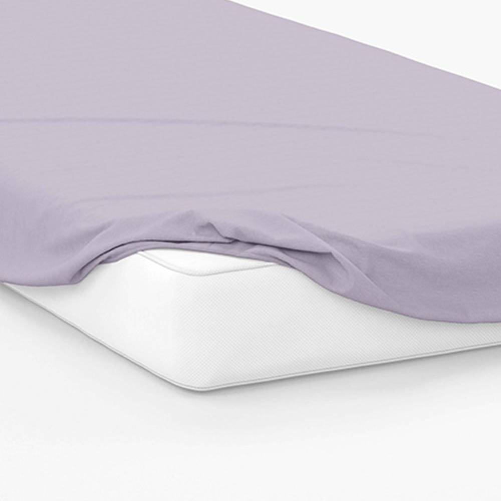 Serene Double Heather Fitted Bed Sheet Image 3