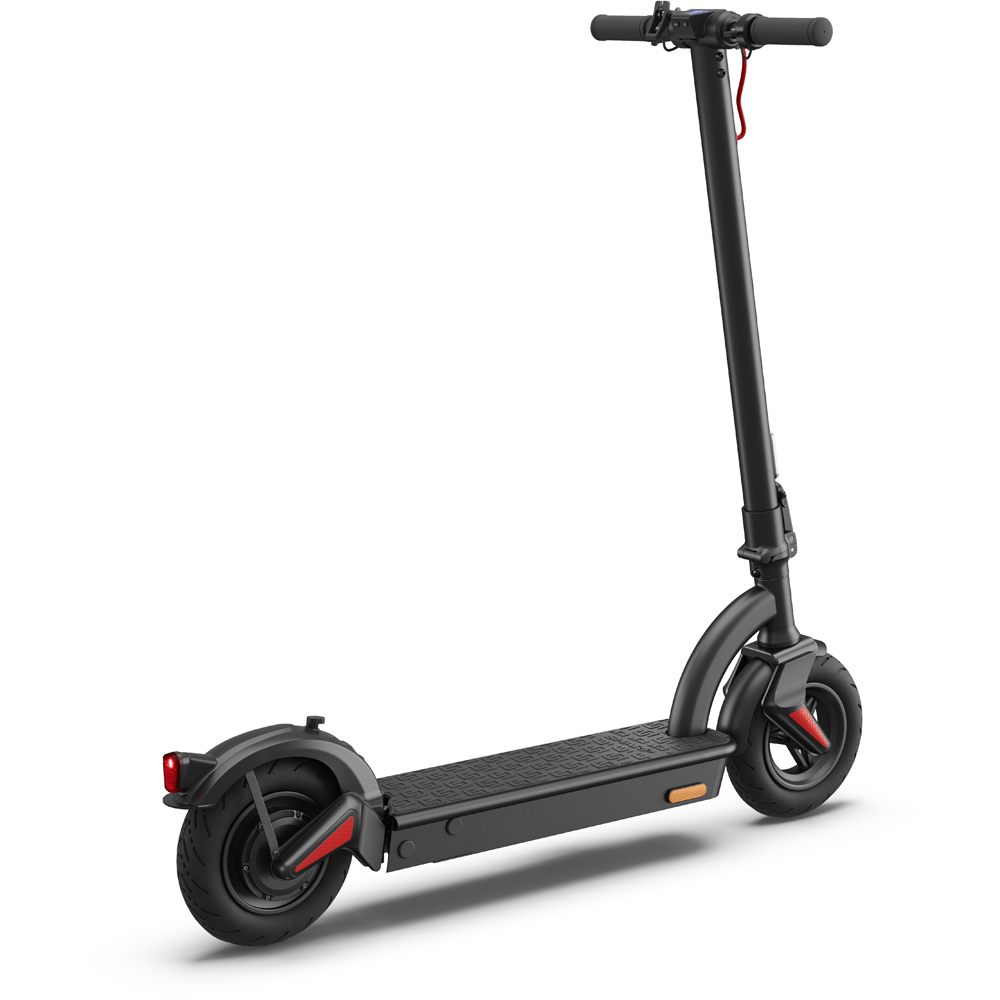 Sharp Black Kick Scooter with Rear Suspension Image 2