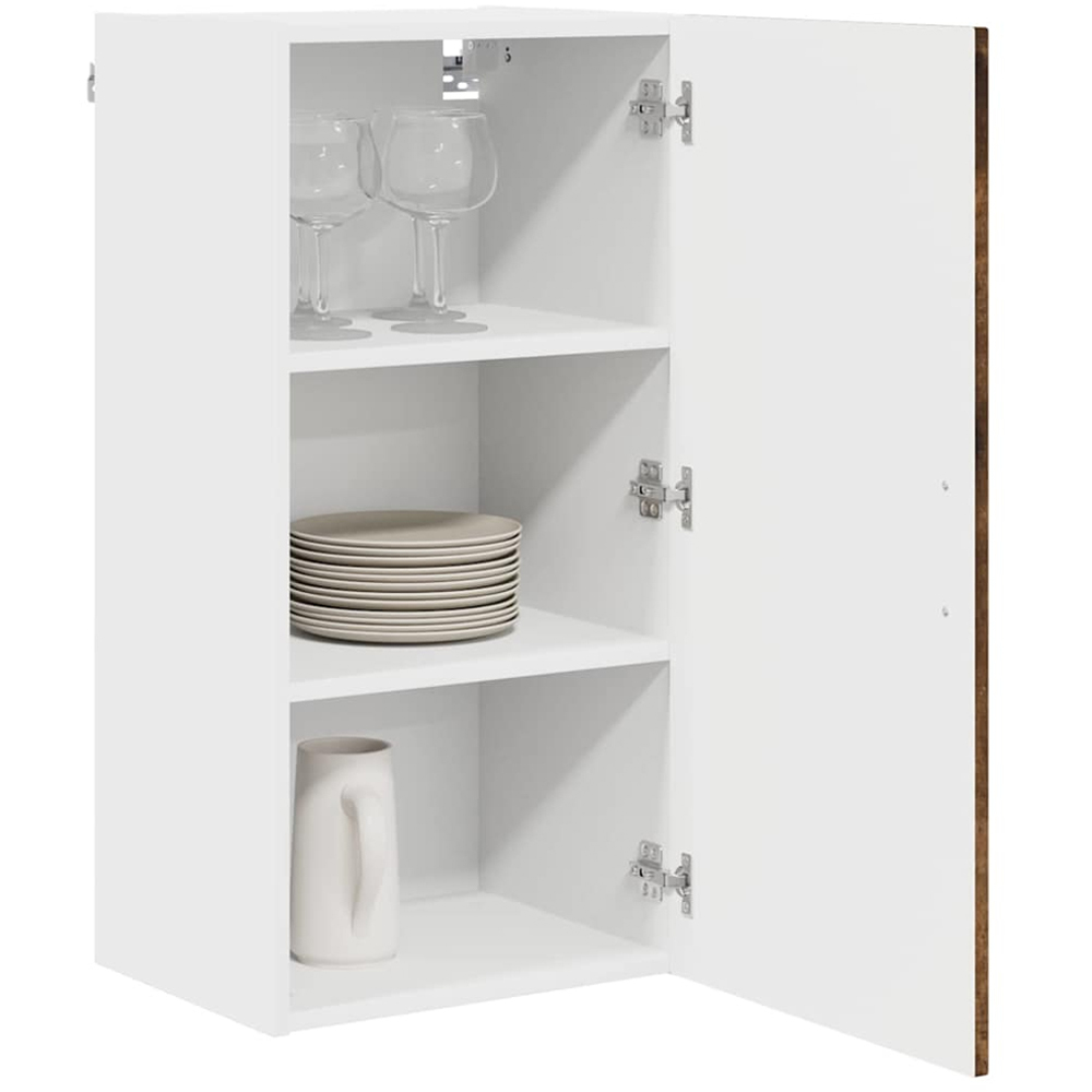 vidaXL Kalmar Single Door Smoked Oak Wall Kitchen Cabinet Image 3