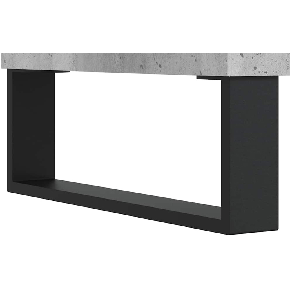 vidaXL 2 Door 2 Drawer Concrete Grey Sideboard Image 9