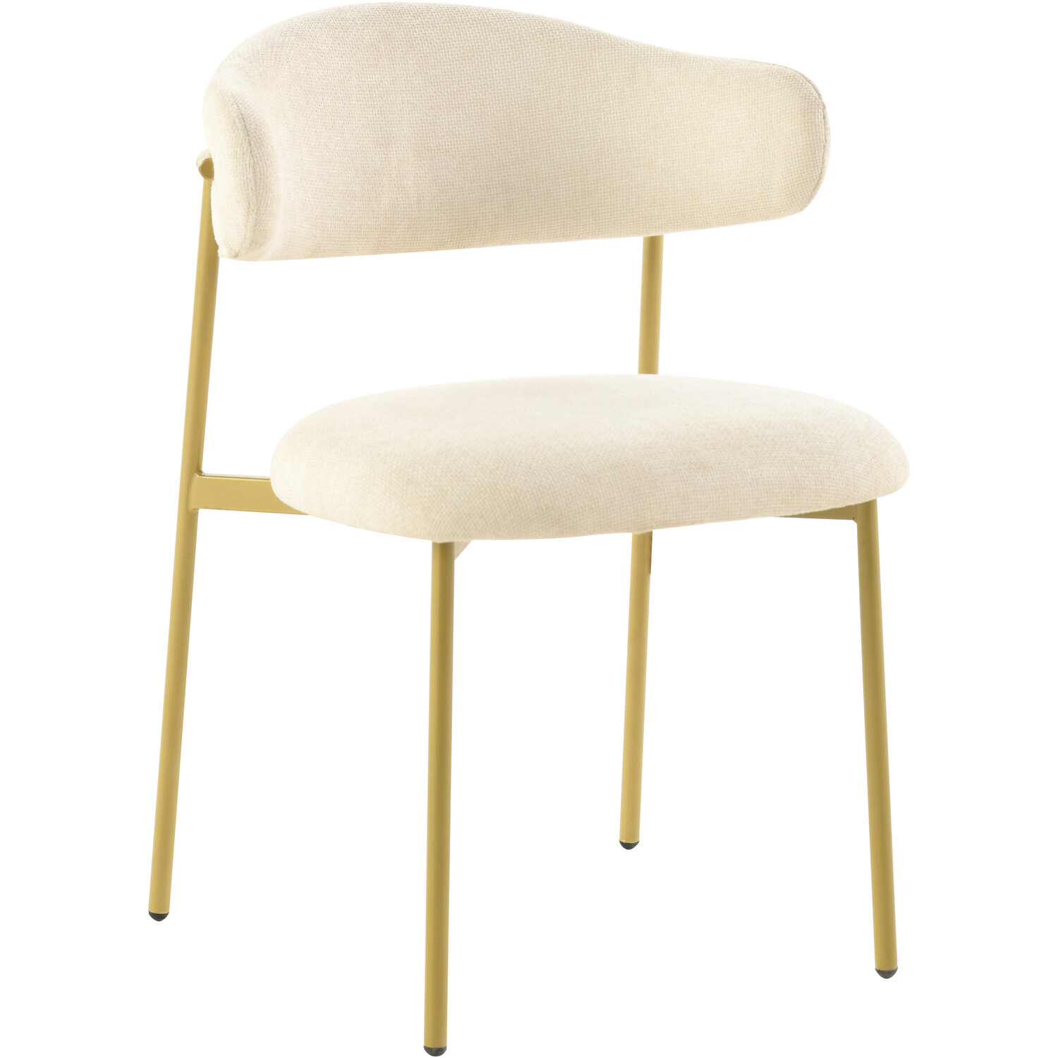 Palma Set of 2 Cream Dining Chairs Image 3
