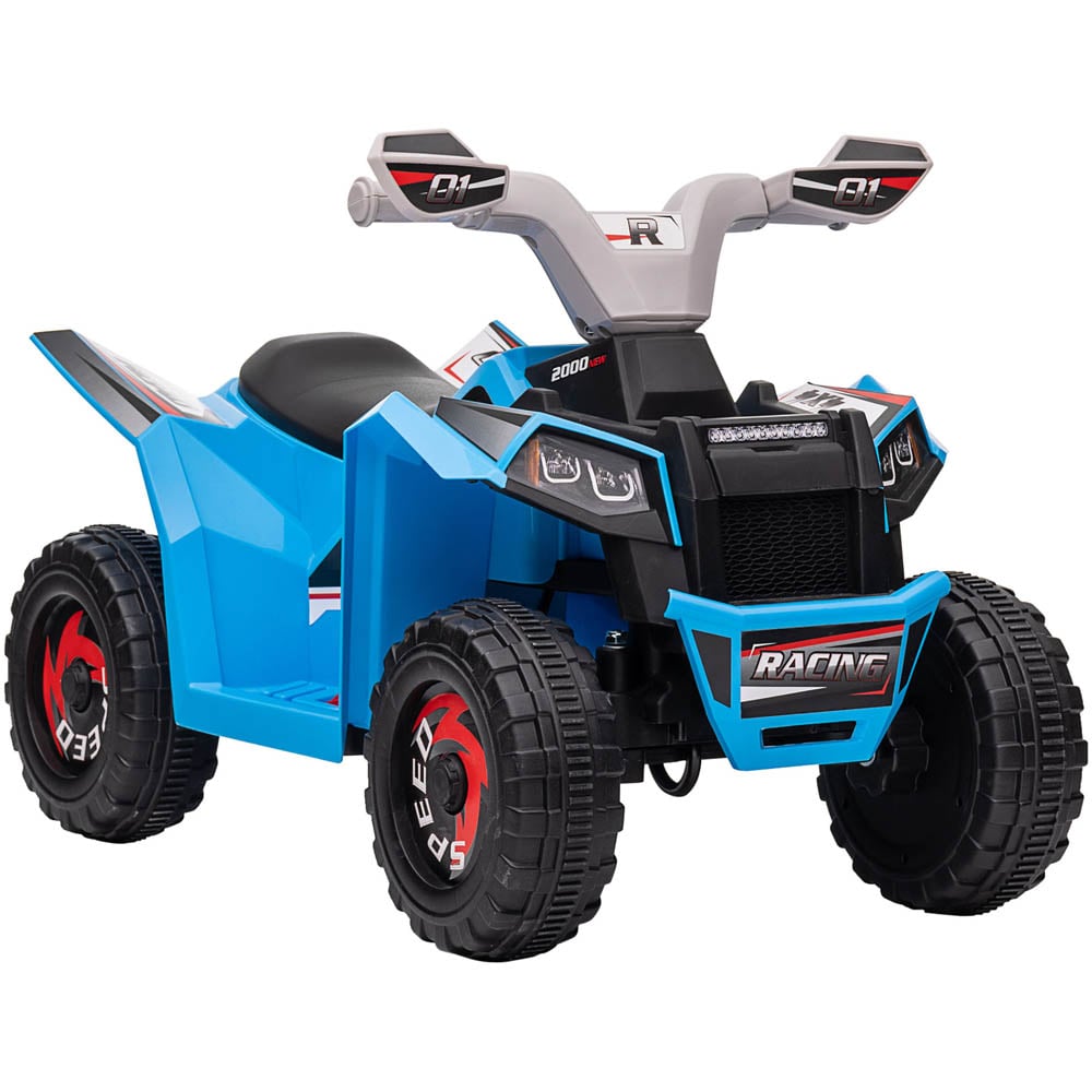 Tommy Toys Toddler Ride On Electric Quad Bike Blue 6V Image 1