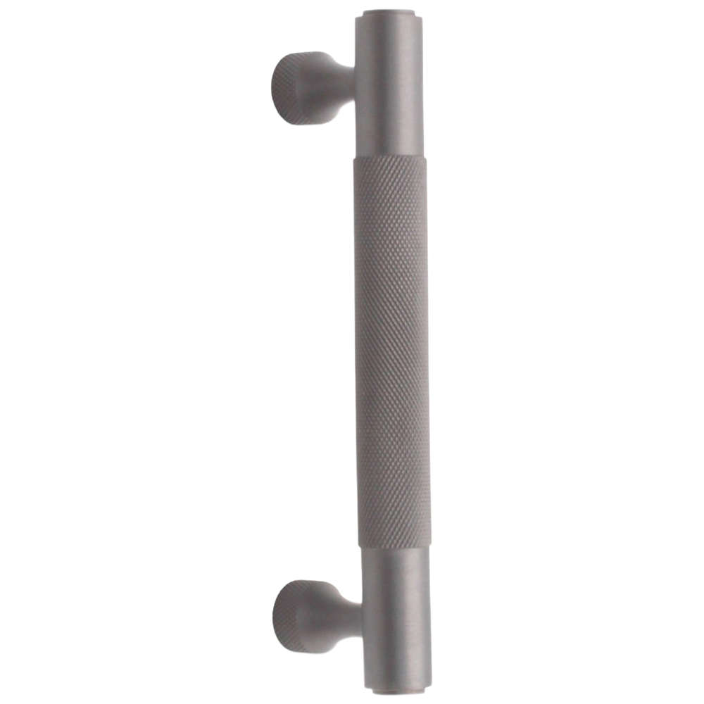 Spira Brass Gunmetal Grey Knurled Bar Handle 360mm Image 1
