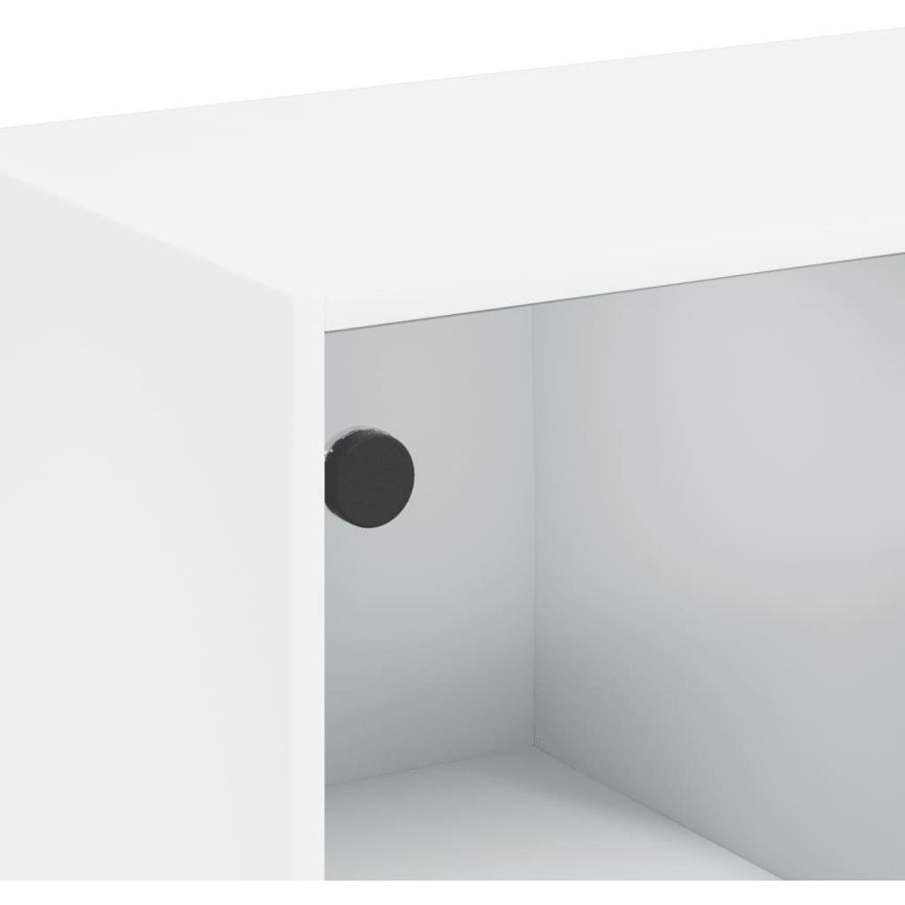 vidaXL 6 Door White Narrow Highboard Image 9