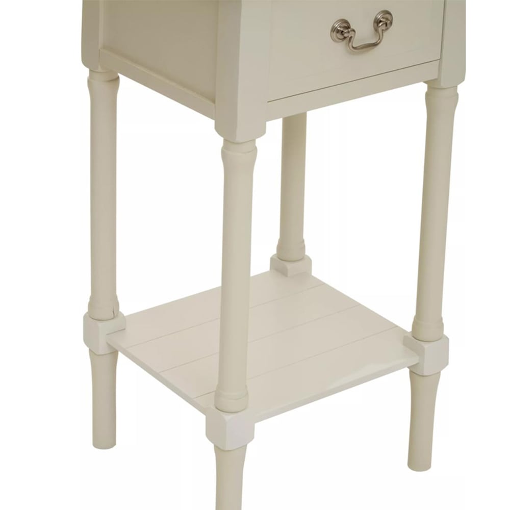 Premier Housewares Heritage Single Drawer Single Shelf Side Table Image 6