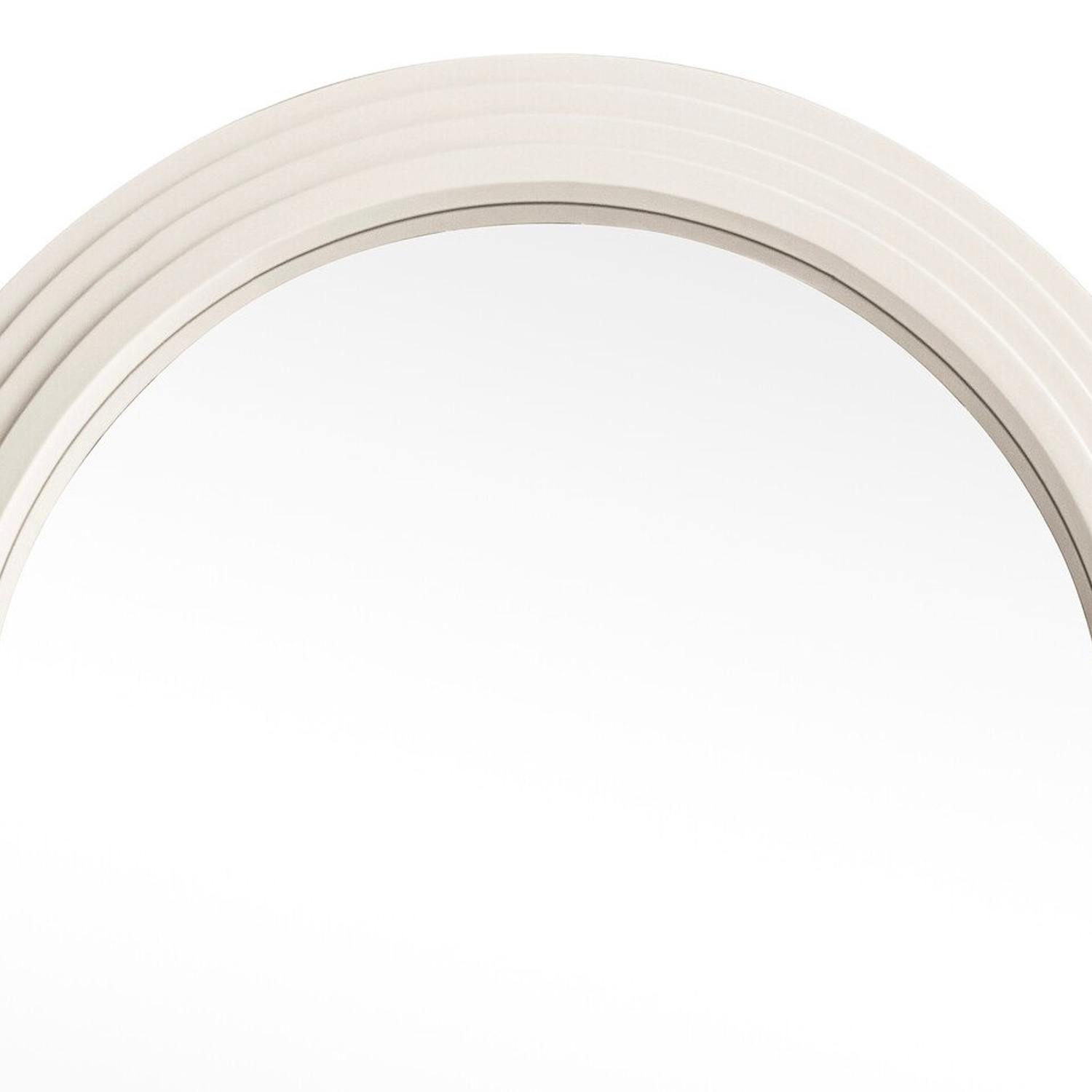 Evie Ridged Arch Lean To Mirror - Cream / 90cm Image 4