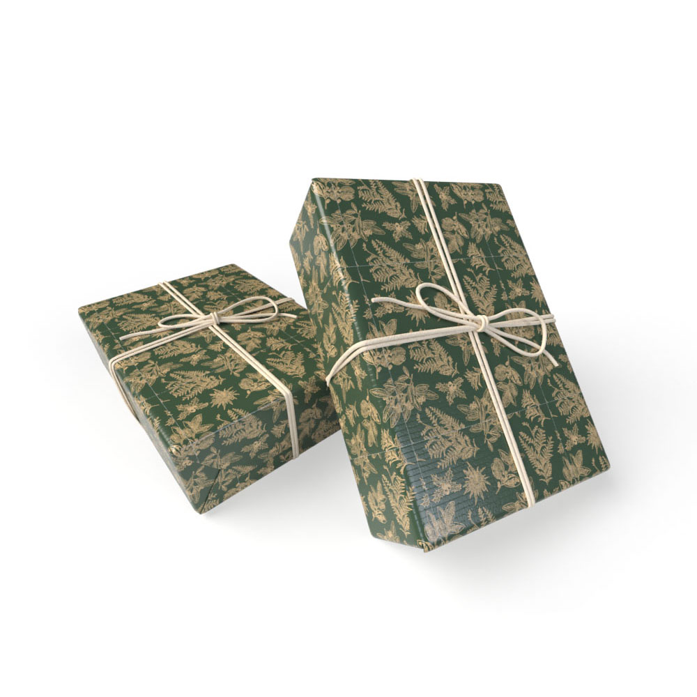 Wilko Winter Fables Foliage Roll Wrap 4m Image 2