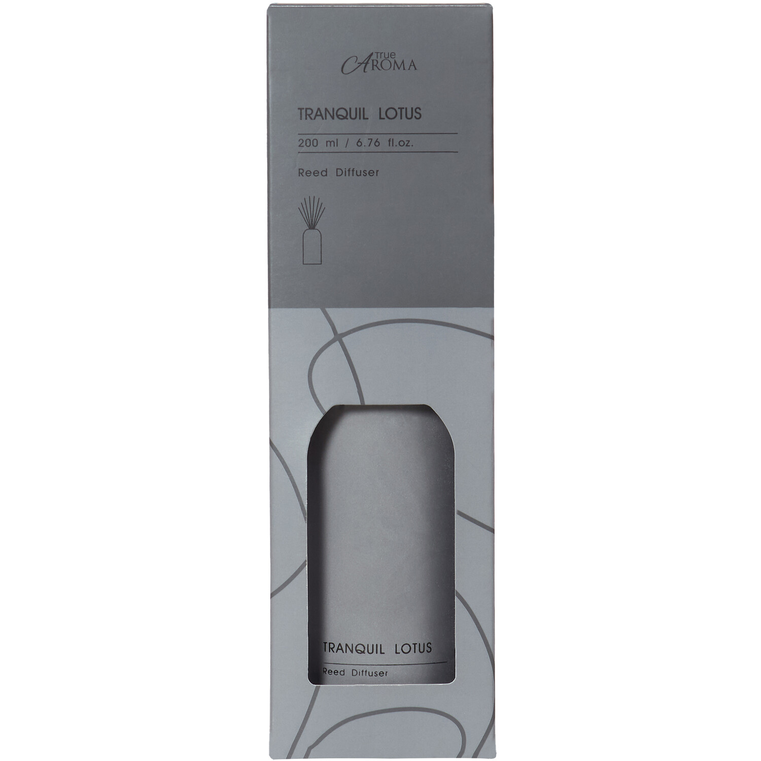 Tranquil Lotus Ceramic Diffuser - Grey Image 1