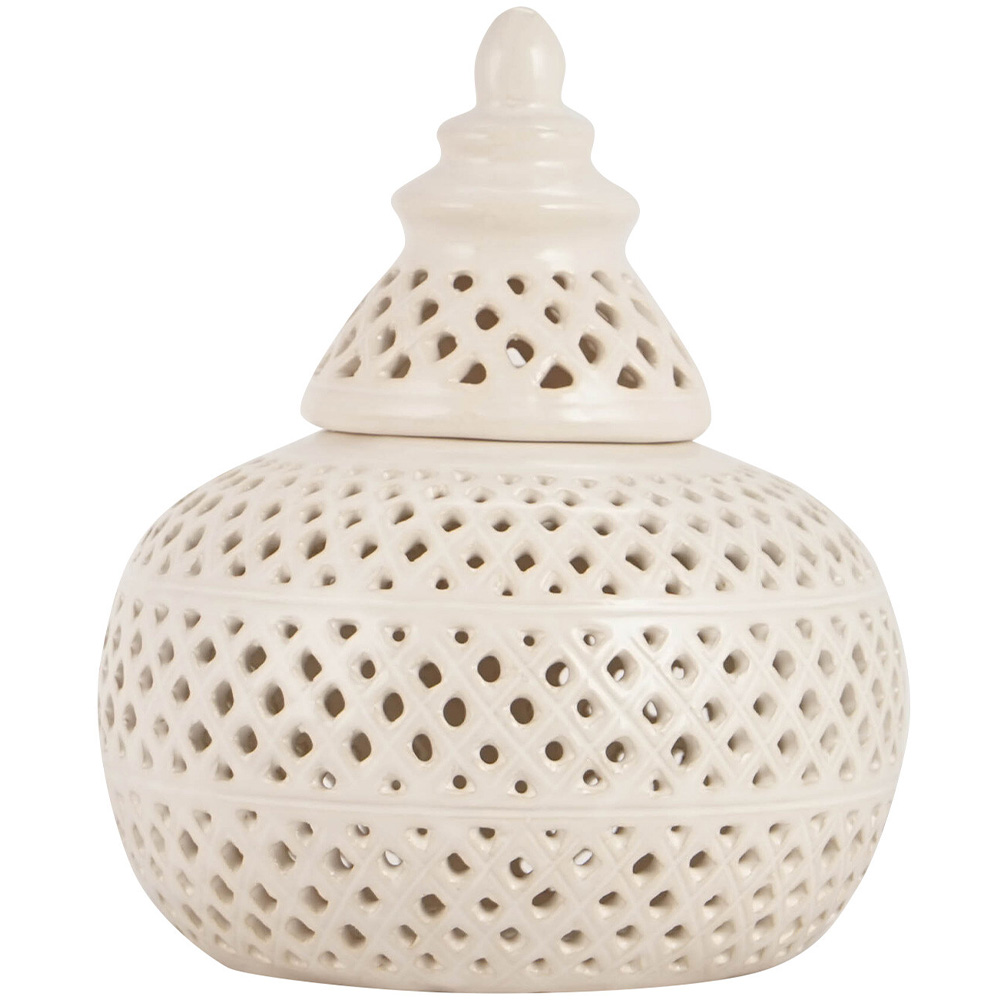 Ivory Moroccan Lantern Image 1