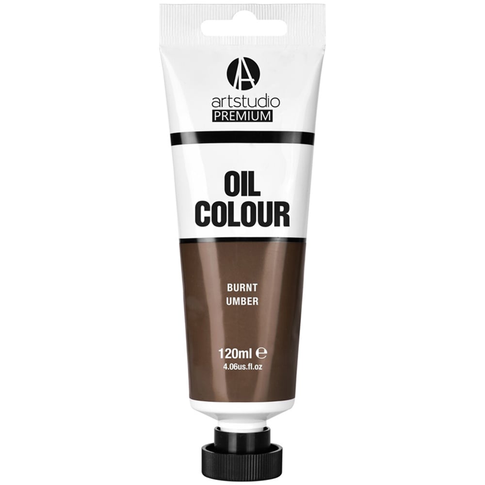 Art Studio Premium Oil Paint - Burnt Umber Image 1