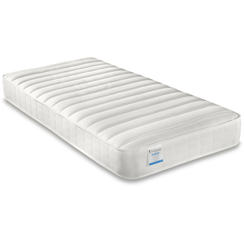 Ersa Mid Sleeper White Desk and Storage Bed with Pocket Mattress Image 2