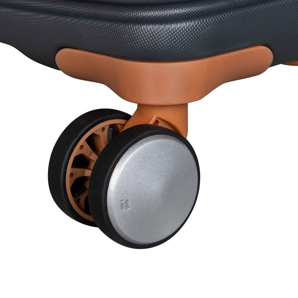 it luggage Replicating Grey 8 Wheel 80cm Hard Case Wilko