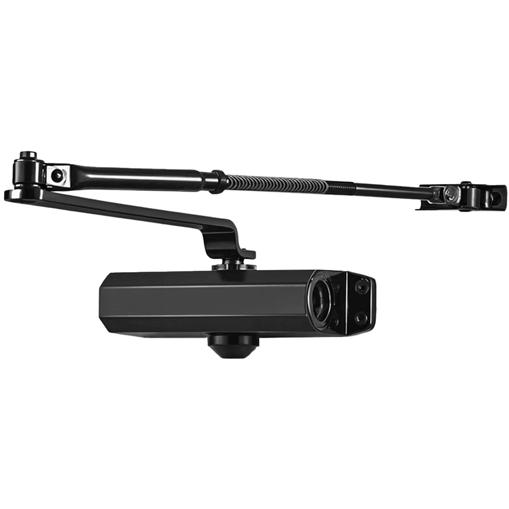 Living and Home Black Aluminium Alloy Automatic Overhead Door Closer Image 4