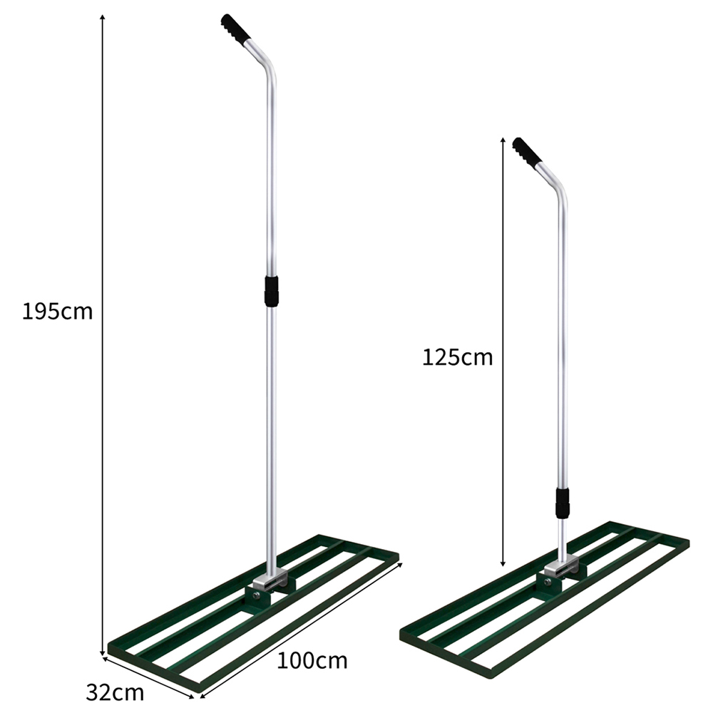 T-Mech Lawn Leveller 100cm – Green Image 6