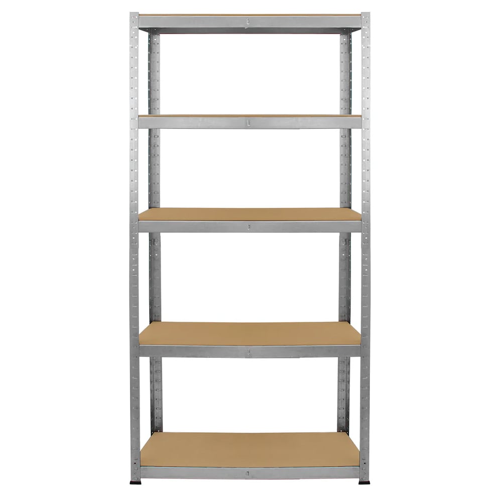 Monster Shop Galwix Galvanised Steel Shelves Racking 90cm Set of 10 Image 3