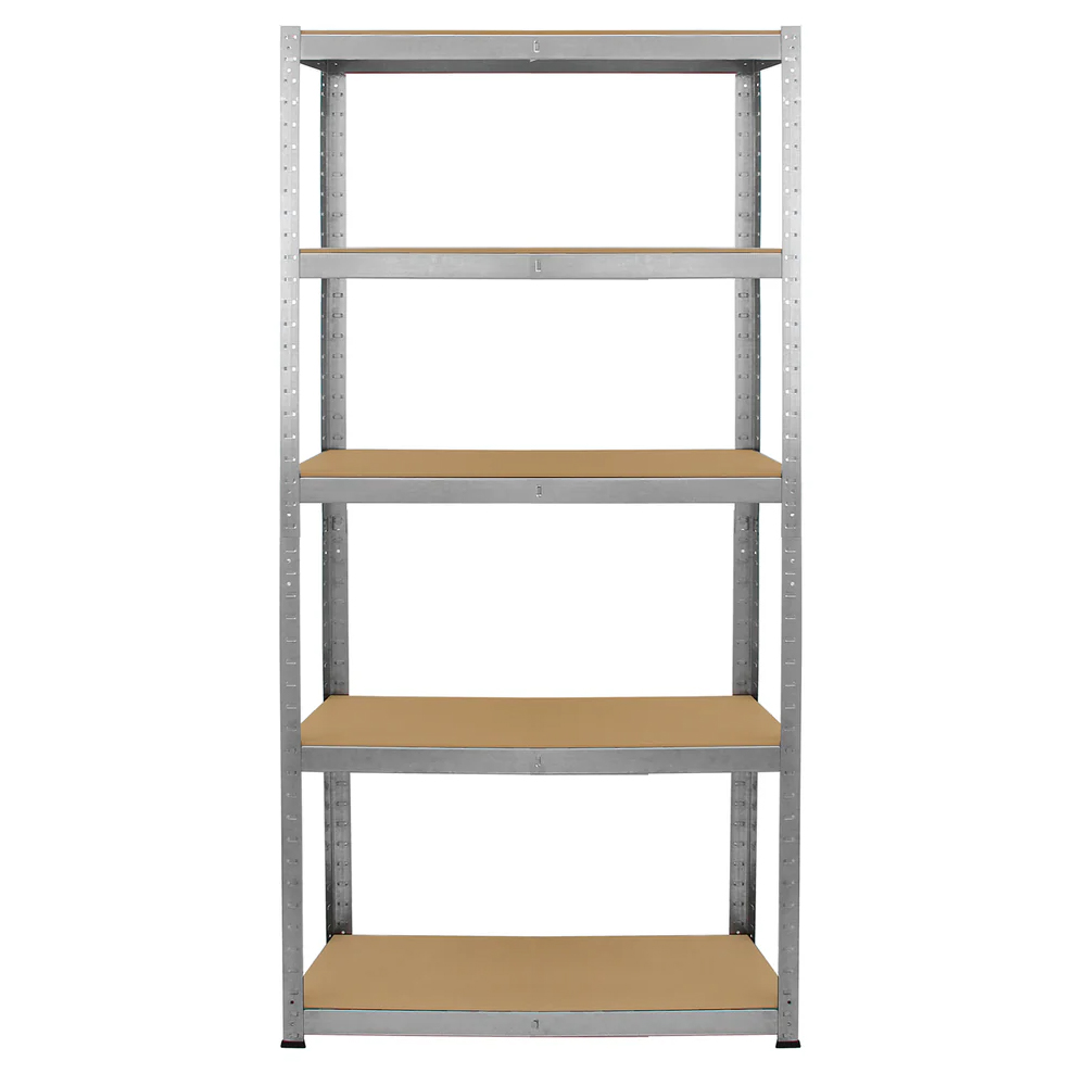 Monster Shop Galwix Galvanised Steel Shelve Racking 90cm Set of 4 Image 3