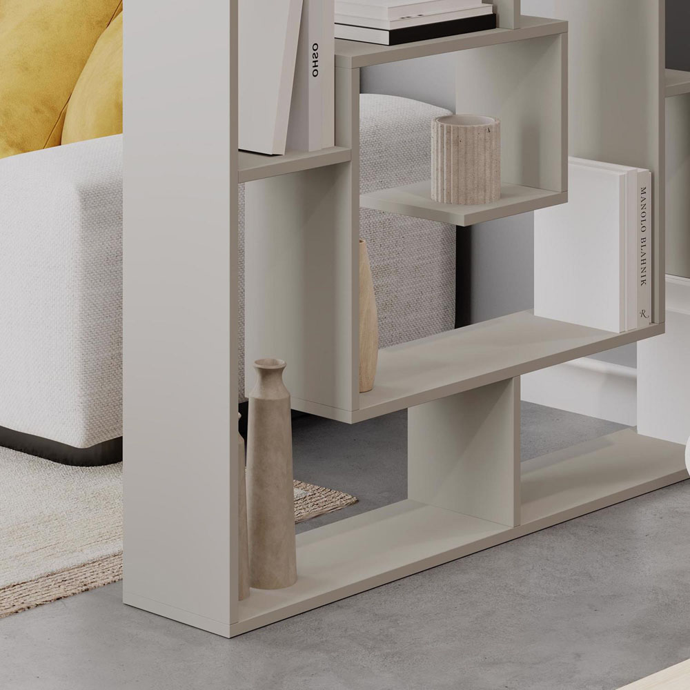 FWStyle Labirent Multi Shelf Sandstone Maze Inspired Room Divider Shelving Unit Image 4