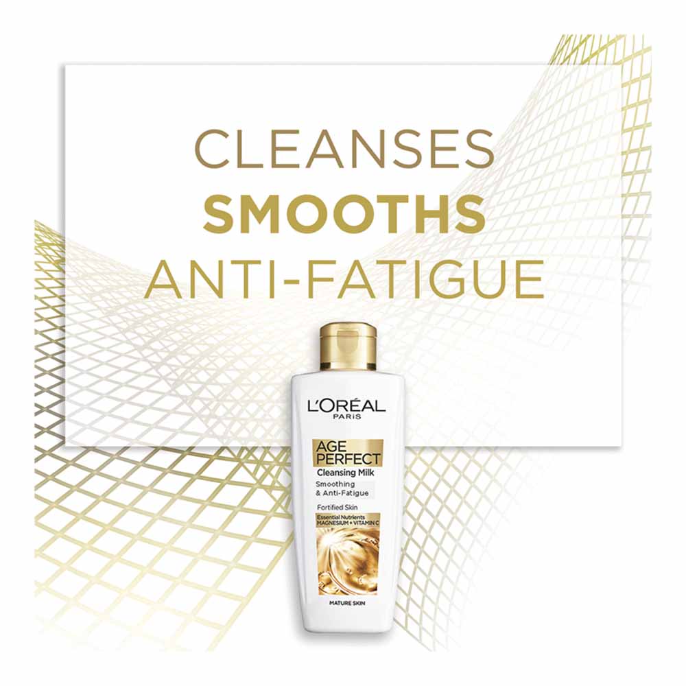 L'Oreal Paris Age Perfect Cleansing Milk 200ml Image 3