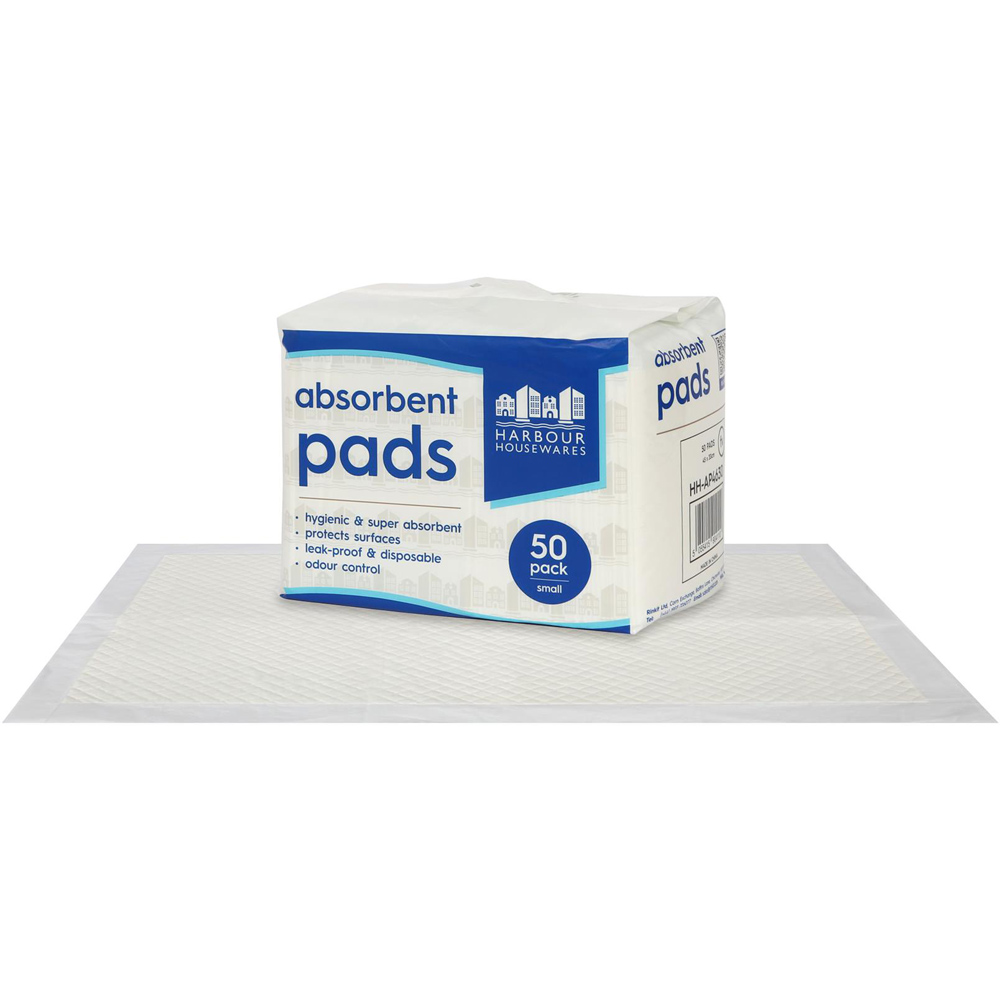 Harbour Housewares Disposable Incontinence Bed Pad 32.5 x 45cm 50 Pack Image 3
