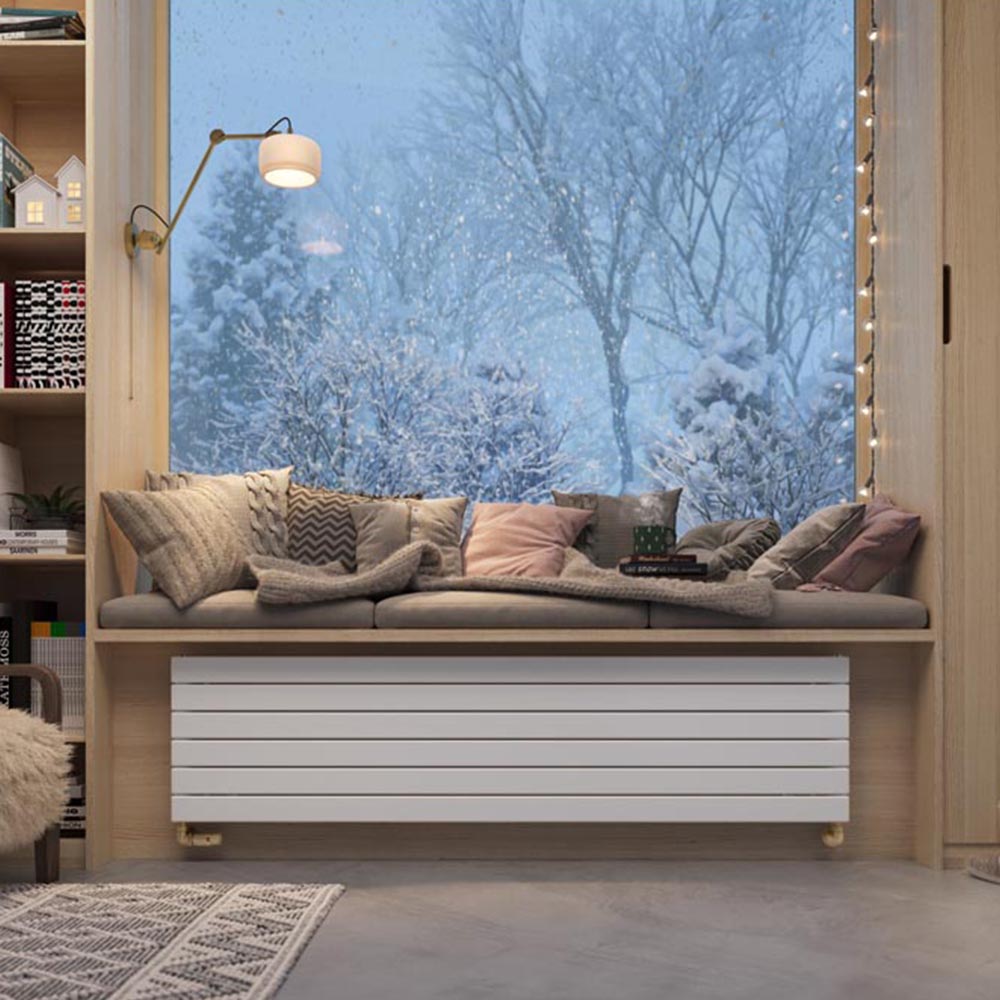 Terma Forte 2667 BTU White Single Panel Radiator 1800 x 440mm Image 8