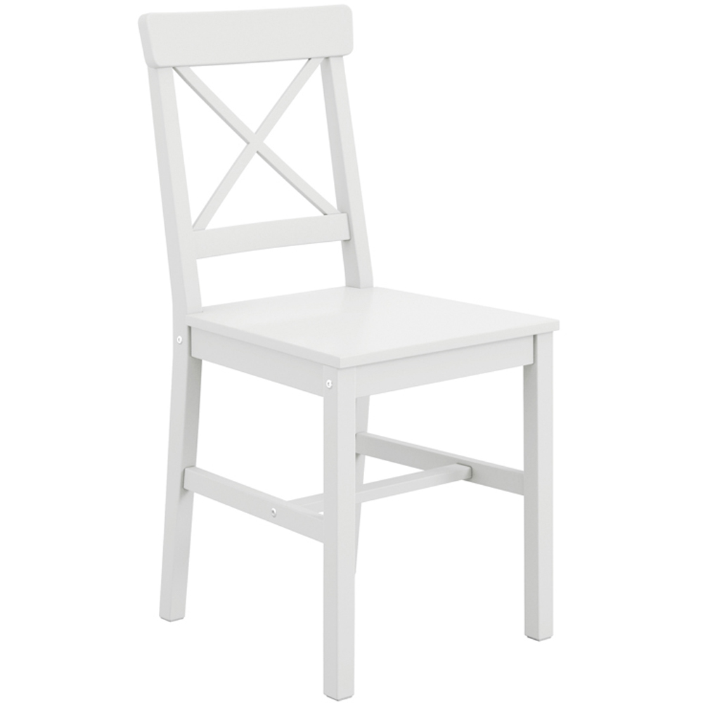 Crawford 4 Seater Dining Set White Image 6