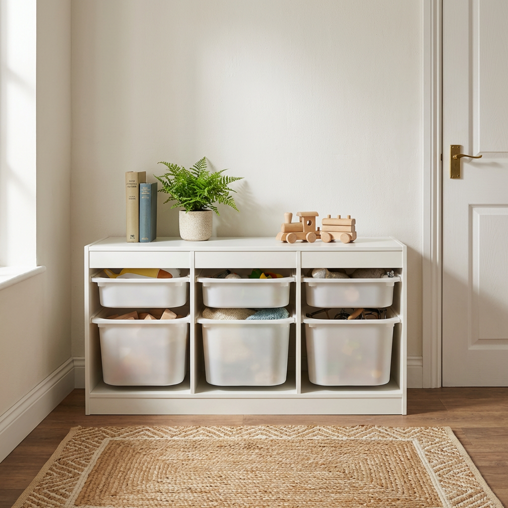 6 Drawer Storage Unit - White Image 6