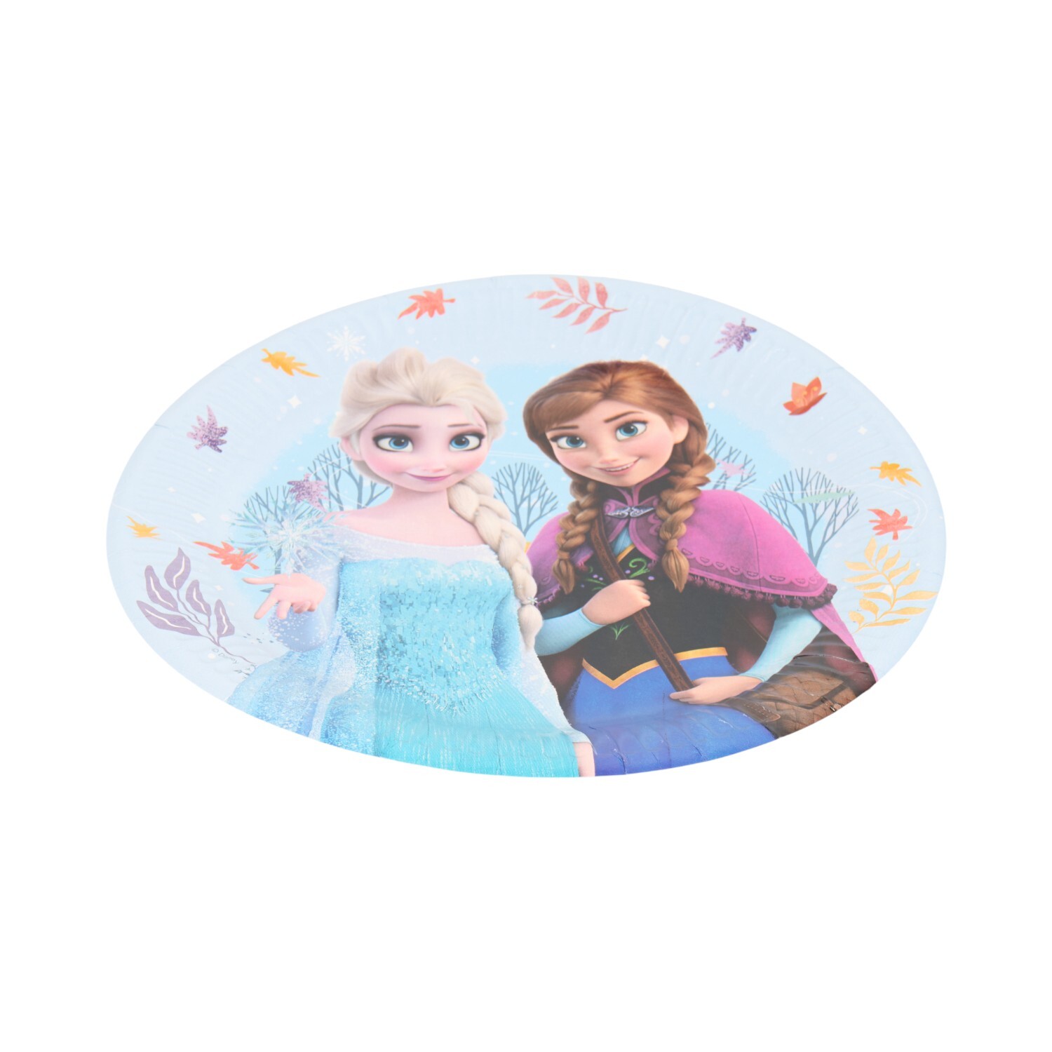 Pack of 8 Frozen Idyllic Paper Plates Image 5