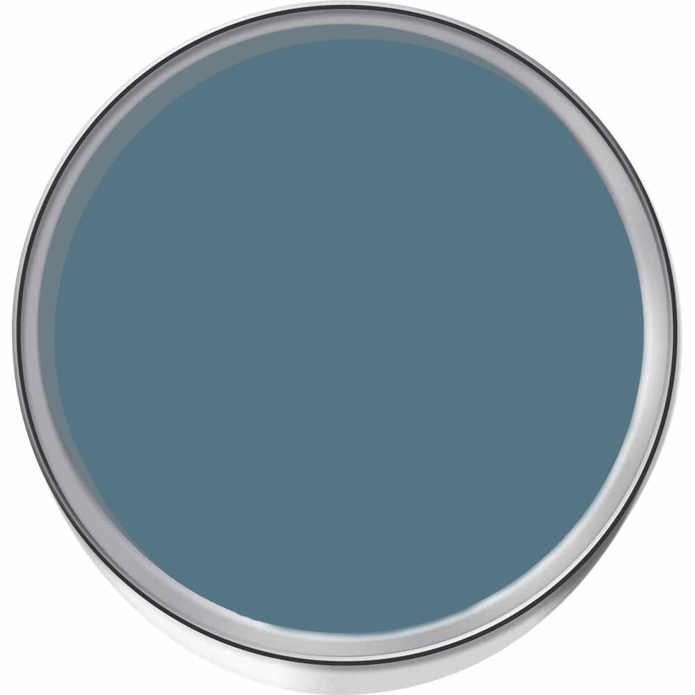 Craig & Rose 1829 Vintage Walls Wood and Metal Braze Blue Gloss Mixed Paint 2.5L Image 3