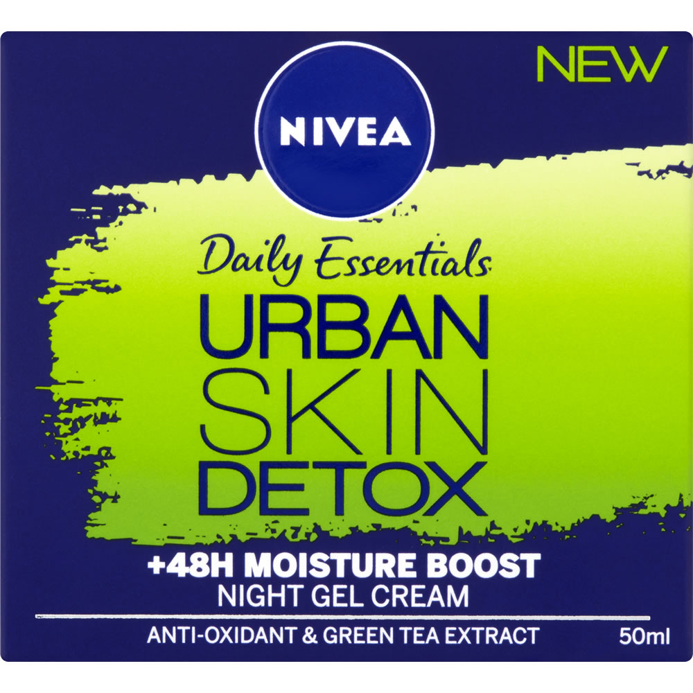 Nivea Daily Essentials Urban Skin Detox Night Gel Cream 50ml Image 2