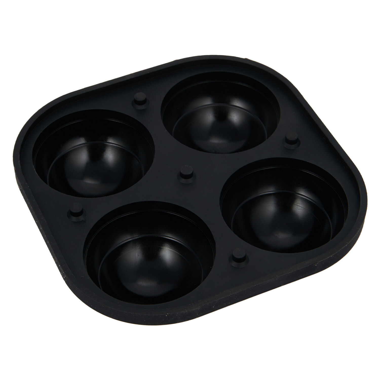 4-Ball Silicone Ice Mould - Black Image 5