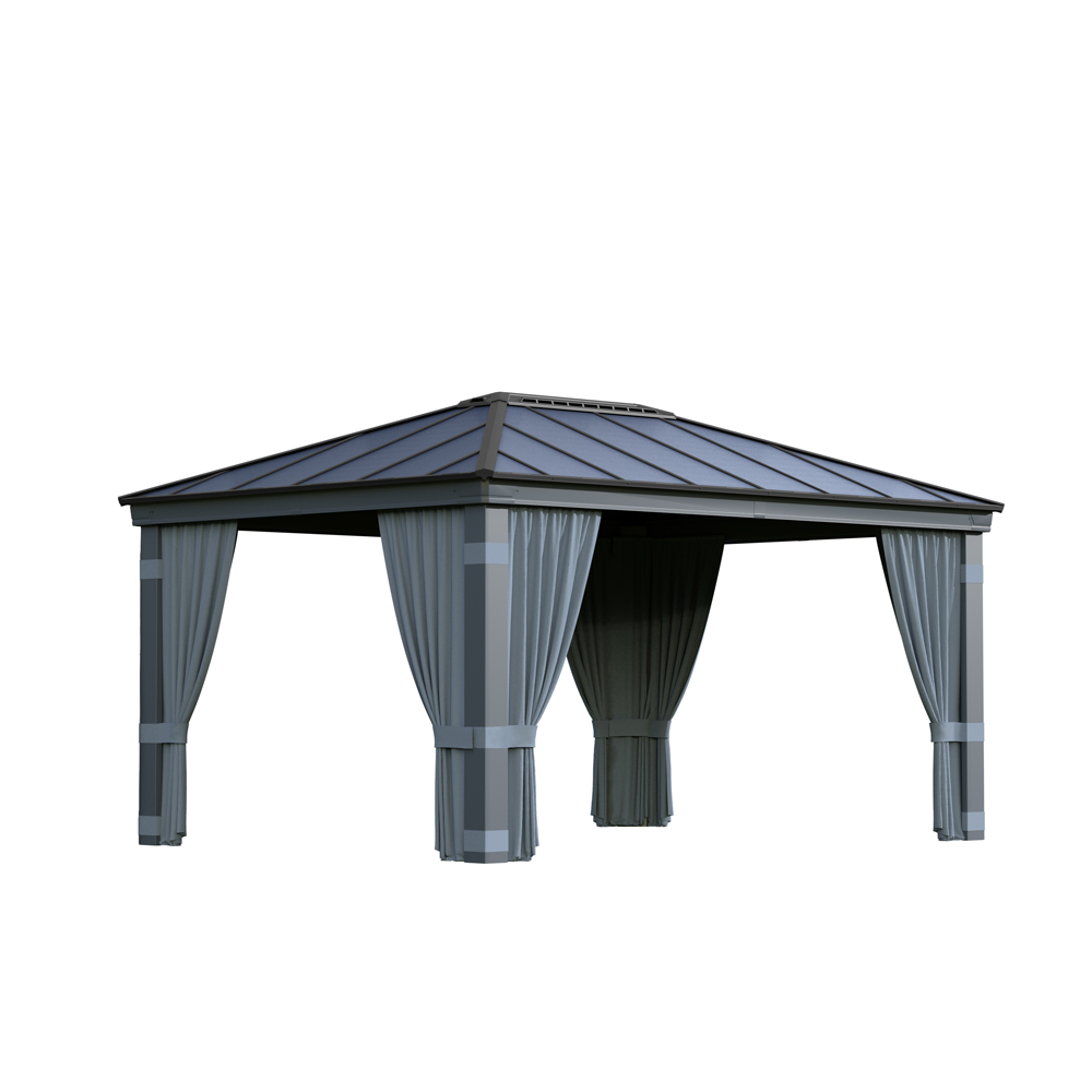 Palram Canopia Dallas 3.6 x 4.8m Gazebo Curtain 4 Pack Image 2