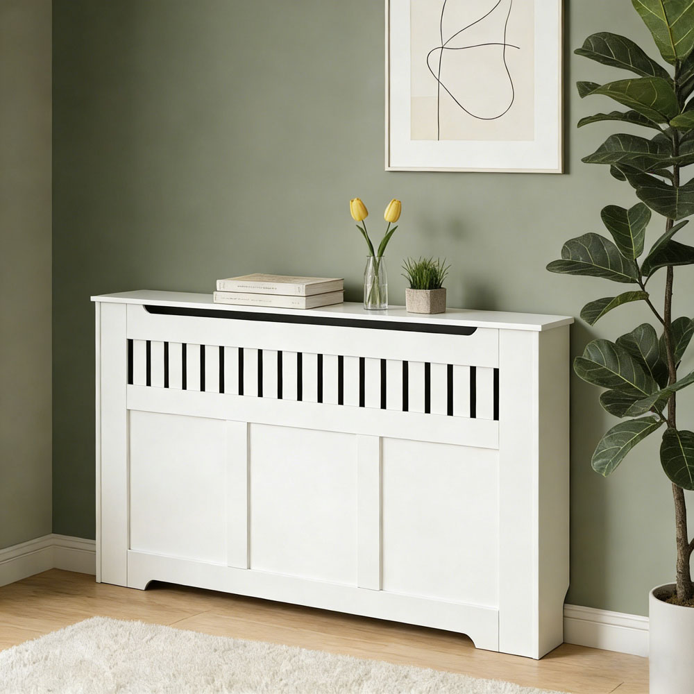Sorrento Radiator Cover White Image 2