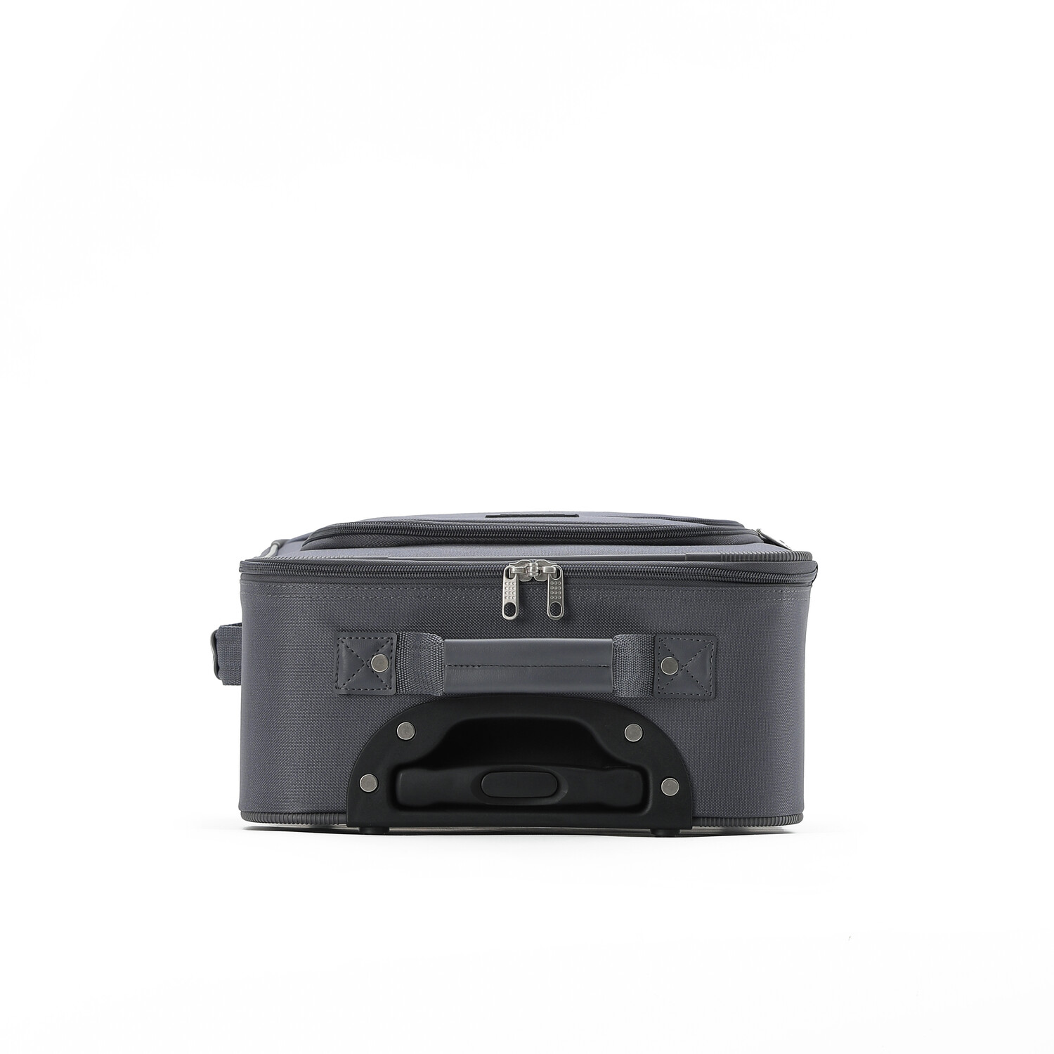 Soft Side Value Luggage Suitcase - Grey / Large Image 5