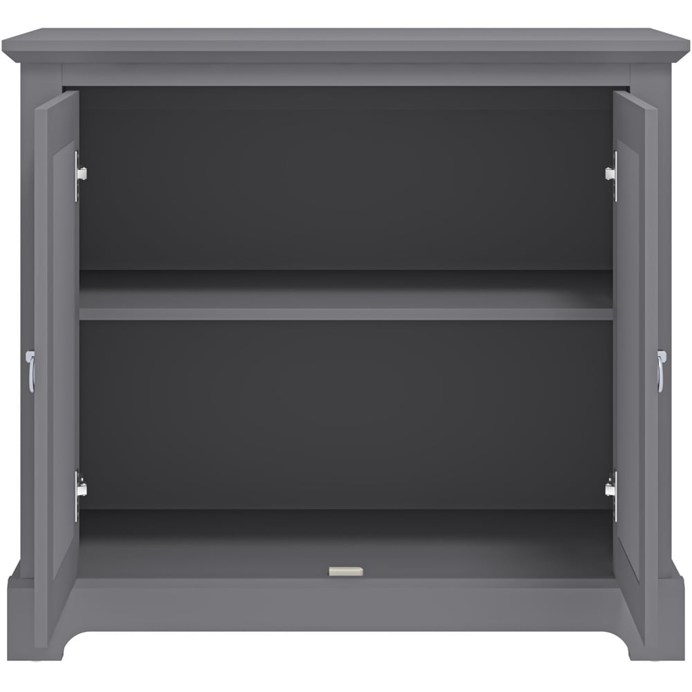 GFW Honiton 2 Door Grey Sideboard Image 4