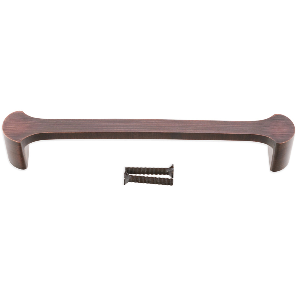 Spira Brass Tulip Aged Bronze Cabinet Pull Handle 165mm Image 4