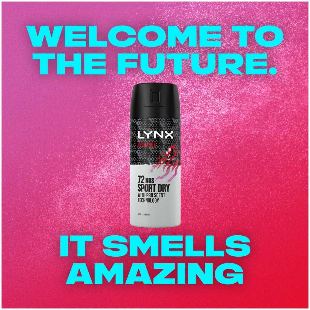 Lynx Lynx Recharge Anti-perspirant Deodorant Spray 150ml Image 4